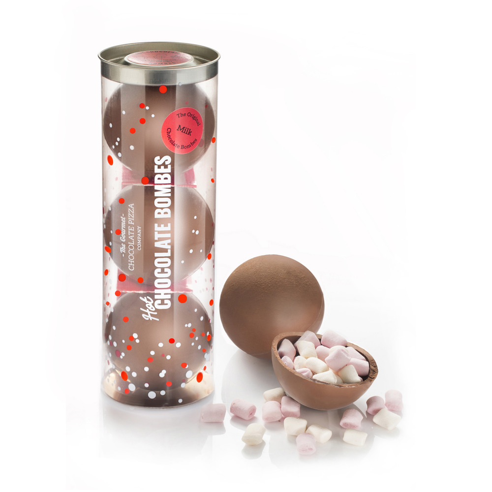 Each tube contains 3 x chocolate bombes